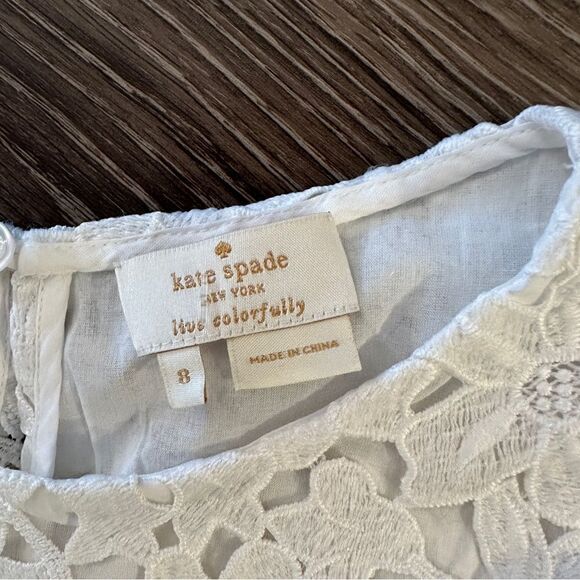 Kate Spade Floral Lace Short Sleeve - Picture 4 of 6